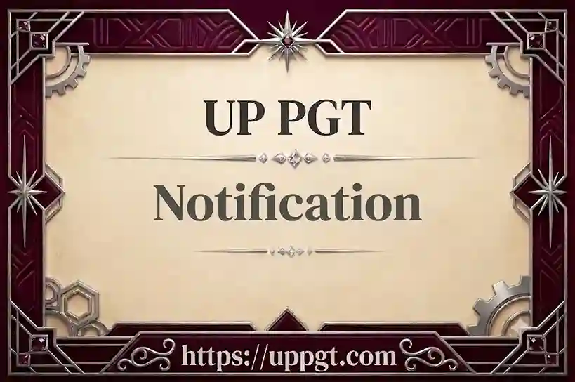 UP PGT Notification 2026 PDF Download